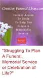 Mobile Screenshot of creative-funeral-ideas.com